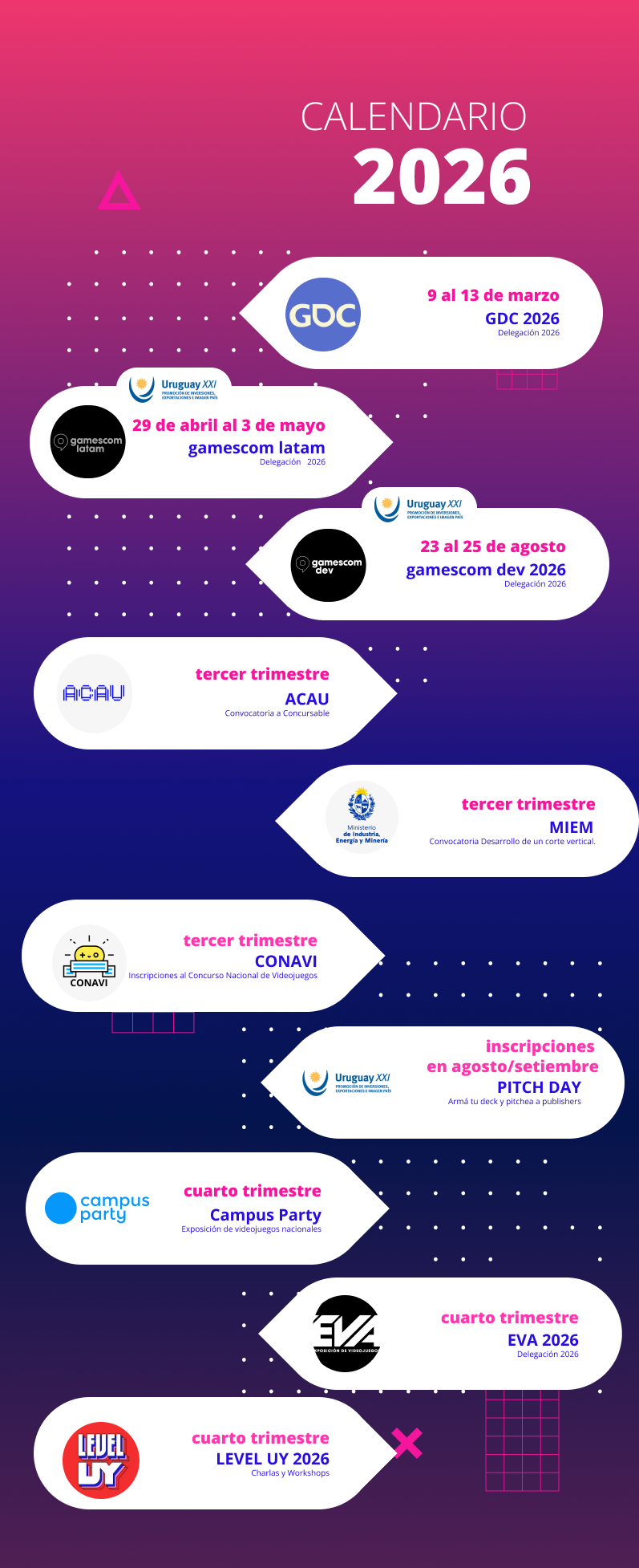 CALENDARIO DE ACTIVIDADES CAVI 2026